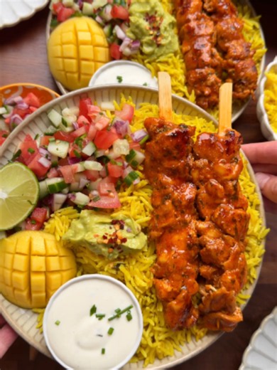 Chicken Shawarma with Yellow Rice Recipe