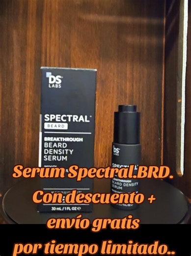 Sérum Spectral Men’s. fórmula con nanoxidil al cinco por ciento ayuda a estimular los folículos, mientras hidrata y fortalece cada vello para una barba que luce más llena, uniforme y cuidada. CON DESCUENTO MAS ENVIO GRATIS POR TIEMPO LIMITADO. #hairtreatment #hairproduct #hairvitamin #hairformula #serum