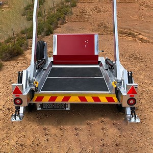 [Hot Item] Best Selling Used Mini Skip Bin Loader Trailer for Efficient Waste Management Focused on Core Components Like Bearings