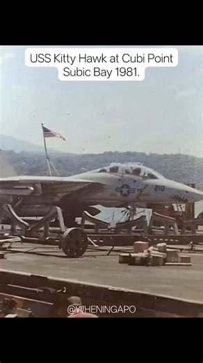 USS Kitty Hawk at Cubi Point Subic Bay 1981. #Wheninolongapo #Wheningapo #Olongapo #OlongapoCity #Olongapomemories #OlongapoOldPhotos #OlongapoThrowback | When in Olongapo