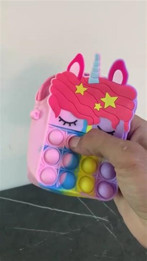 unicorn pop-it sling bag