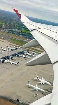 Air India Airbus A350 Take off from London Heathrow 🇬🇧 to Delhi 🇮🇳 #aviation #travel #airport