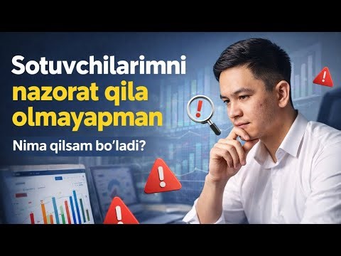 Nazorat bor joyda natija bo'ladi. Siz chi? Nazorat qilyapsizmi?