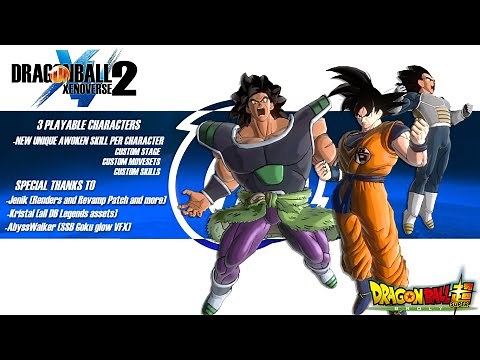 Saiyan Showdown! NEW DBS Broly MOD Pack in Dragon Ball Xenoverse 2