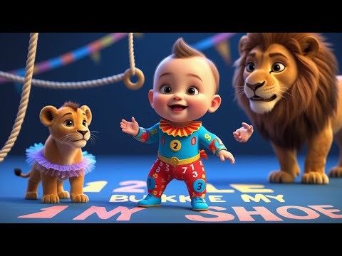 One Two Buckle My Shoe — Circus Fun Parade! + More | Kids Rhymes in English