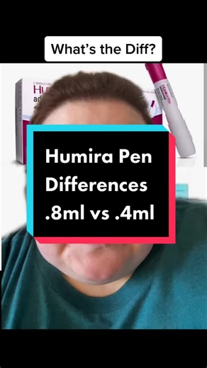 There is a HUGE difference between the .8ml and citrate-free .4ml Humira. I hope this helps anyone about to start it!!!! #greenscreen #humira #humirainjection #humira❤️❤️❤️ #rheumatoidarthritis #rheumatoidarthritisfighter #chronicpain #autoimmunedisease #seronegative #geneticrheumatoidarthritis #liquidgold #humiracitratefree #fyp
