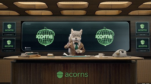 Watch Christopher Walken’s Animated Squirrel Talk Nuts in Acorns TV Commercial (Exclusive)