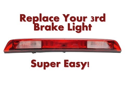 Replacing the third brake light on a 2nd Generation Nissan Frontier.