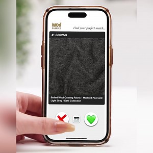 Looking for commitment? Wool coating fabrics offer warmth, structure, and long-term durability — the kind you swipe right on. | Mood Designer Fabrics