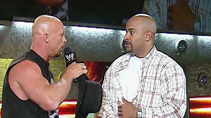 "Stone Cold" Steve Austin confronts Jonathan Coachman: Raw, October 17, 2005
