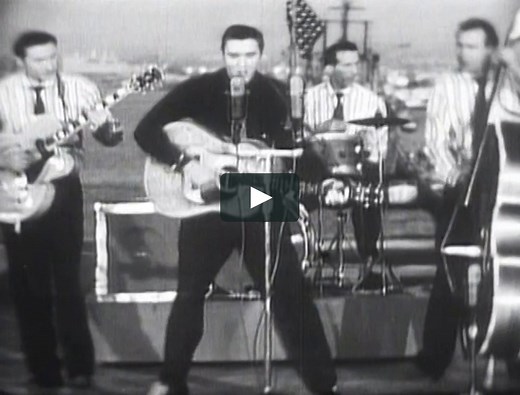 Elvis 1956 'Blue Suede Shoes'