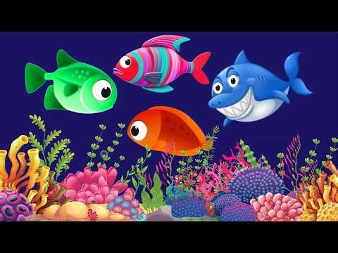 Bedtime Lullaby for Babies, Kids & Parents 😍 Animation🐟Fish lullaby🐟Calming Fishes #367 #babysle