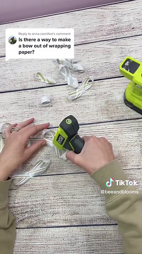 DIY Wrapping Paper Bow Tutorial