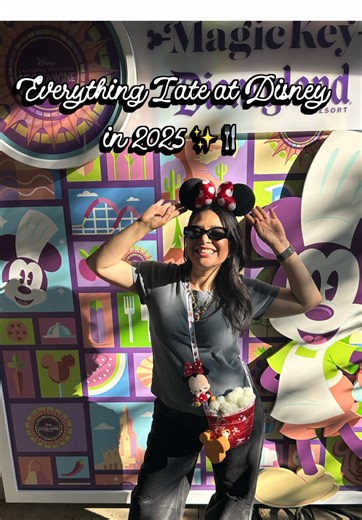 Everything I ate at Disney in 2025 ✨🍴🏰 From churros and beignets to tacos, cold brews, and festival snacks — 2025 was very delicious 🤍 If I went to Disney… I was eating 😌 Proof that Disney calories don’t count ✨ Which snack is your favorite? #disneyeats #disneyfoodie #disneyland #disneyparks #disney
