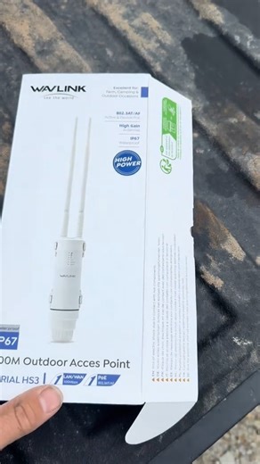Wavlink N300 Outdoor WiFi access point. If you have bad WiFi signal then this is what you need. #wifi #wifiextender #outdoorwifi #wifirepeater #wifirouter #outdoors #wavlink #homestead #property | Wavlink