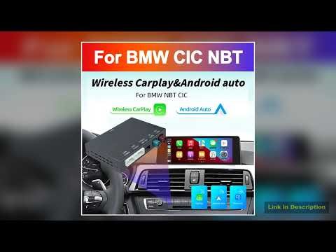 Wireless Carplay Android Decoder for BMW CIC System NBT ID4 System Support Android Auto Mirror Link