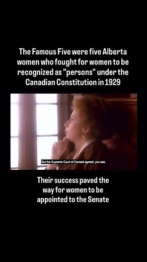 Now That’s Canadian on Instagram: "The Famous Five were five Alberta women—Emily Murphy, Henrietta Muir Edwards, Nellie McClung, Louise McKinney, and Irene Parlby—who fought for women to be recognized as “persons” under the Canadian Constitution. Their successful legal battle, known as the “Persons Case,” resulted in the Judicial Committee of the Privy Council ruling on October 18, 1929, that women were indeed “persons” under the British North America Act, paving the way for women to be appointe