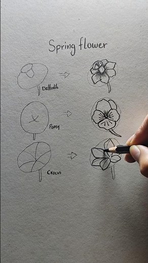How to Draw Flowers step-by-step for beginners #shorts