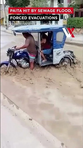 Sewage Dike Collapse Floods Streets In Peru’s Paita, Disrupts Water Supply | VERTEX