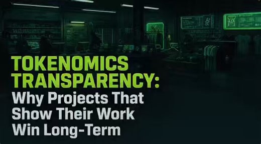 You can’t build long-term trust in Web3 while treating token mechanics like a black box.Too many projects go quiet when price drifts. Or they fall back on the same line: “we’re building.” No context, no data, no acknowledgment of what’s actually happening on-chain. That’s not communication, it’s deflection.Real transparency looks different.It means explaining why the chart looks the way it does, even when it’s uncomfortable. It means walking your community through supply schedules, unlock timeli