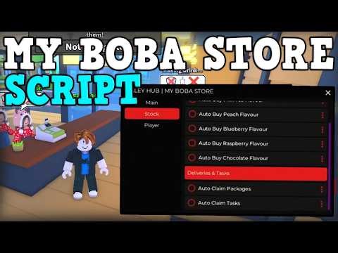 [🧋BEST] My Boba Store Script Auto Serve, Auto Buy, Auto Claim - Roblox 2026