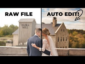 AUTOMATIC WEDDING PHOTOGRAPHY EDITING?! Behind The Scenes Full Wedding Day