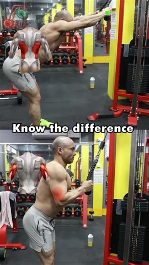 Nbbui Pro Kamal Chhetry ll India 🇮🇳ll Fitness on Instagram: "✅ Same rope, different purpose 💡Top: Straight-arm lat activationthink stretch and sweep.Bottom: Tricep isolation—lock the elbows, drive down. #tricepworkout #gymreels #fitnesstips #fitnessmotivation"