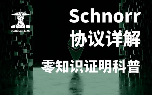Schnorr 协议详解｜《区块链底层技术》P6-4