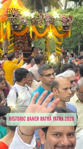 Glimpses of Historic Shri Jagannath Rathyatra 2026 at Baner Pune #jagannath #rathayatra #iskcon