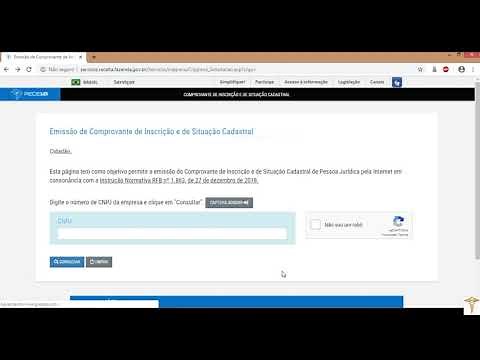 COMO EMITIR CARTÃO CNPJ - NOVA CONSULTA 43