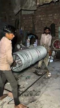 Making of Razor Wire for Security Fencing