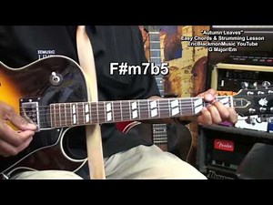 How To Play Autumn Leaves Easy Chord TABS & Strumming On Guitar ‪@EricBlackmonGuitar‬