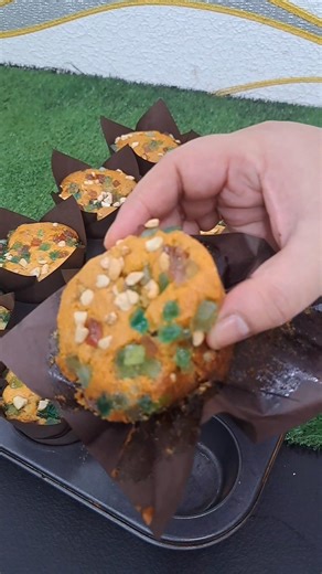 108K views · 517 reactions | Fruit cake MUFFINS and Chocolate chip MUFFINS Ingredients; 1 cup butter 1 cup white sugar 1 cup brown sugar 2 pinch of salt or 1/2 tsp. 1 tbsp.vanilla 4 pcs. Large eggs 4 cups all purpose Pilmico Flour 1 tbsp. Baking powder 1 tbsp.baking soda 1 cup milk Toppings: glazed fruits Roasted nuts,,chocolate chips Bake for 30 to 35 minutes @150° C | Love Cakes | Facebook