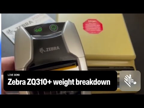 Zebra ZQ310+ Weight Breakdown: Printer & Battery Measurements | Zebra