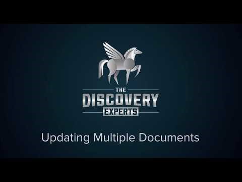 How to Update Multiple Documents in Reveal with The Discovery Experts