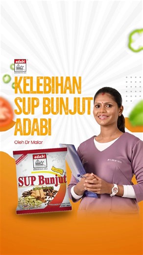 💡 Tahukah anda, Sup Bunjut Adabi bukan saja menambah rasa — tapi juga ada manfaat dari segi kesihatan?Dr. Malar explain macam mana rempah dalam sup ni bantu tubuh kita dari dalam! 🫖✨#AdabiCare #SupBunjutAdabi #MakanDenganIlmu #DrMalar | Adabi Consumer