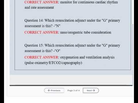 ATCN EXAM Review Questions and Answers Graded A