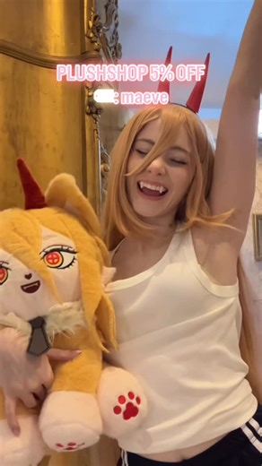 maeve! | powa happy ending.. Use my code: maeve and get 5% off when purchasing your favorite meow! @plushshopoffical tysm! #chainsawman | Instagram
