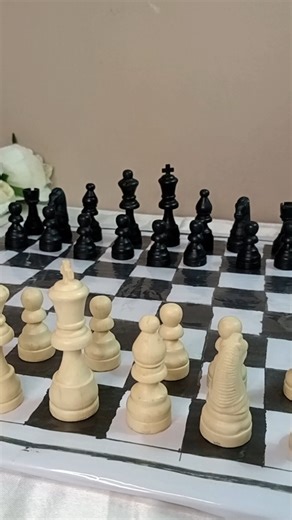 Diy chess board | How to make chess board at home | Cardboard craft easy #shorts #craft