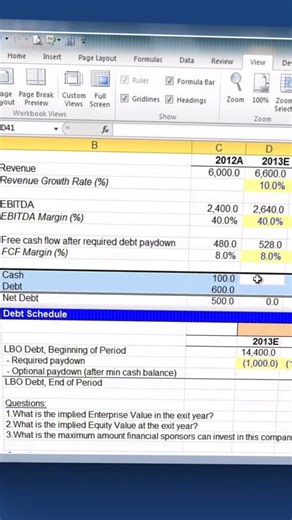 Mosaic | LBO Modeling in 5 minutes? Now it’s possible. Link in bio. | Instagram