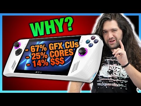 ASUS' Weird ROG Ally Non-Extreme: Z1 Benchmarks vs. Z1 Extreme Ally