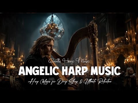 Angelic Harp Music for Deep Sleep ~ Serene Celestial Melodies for Peaceful Nights