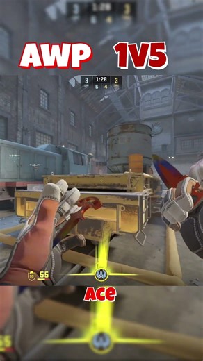 1 AWP 5 MERMİ 5 KİLL! #cs2 #csgo #cs2clips #csgoclips #shorts