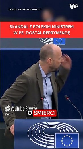 Skandal z polskim ministrem w Europarlamencie
