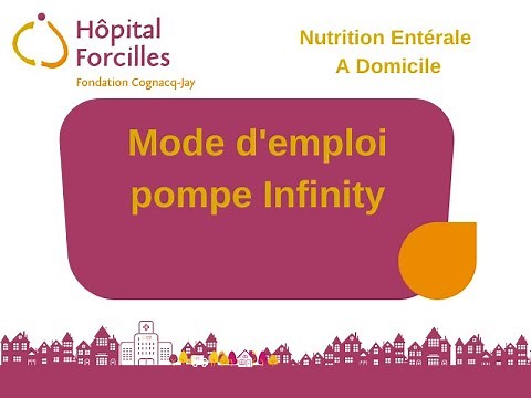 Mode d'emploi pompe Infinity