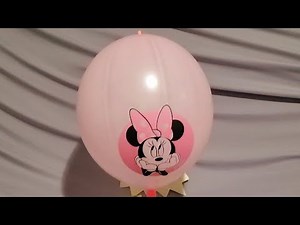INFLATING AND DEFLATING FUN MINNIE MOUSE BALLOONS!!!