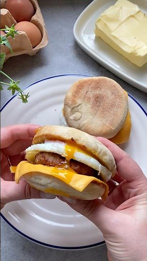 Easy Sausage Egg and Cheese Breakfast Muffins | Quick High-Protein Breakfast Recipe | Waitrose