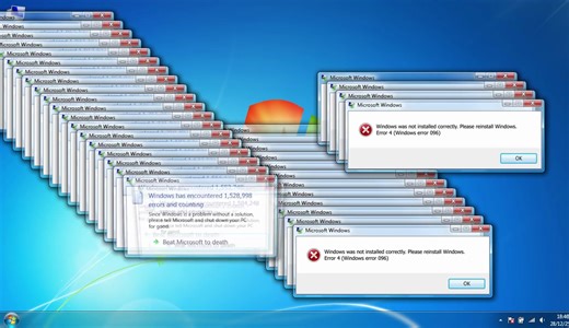 传说中的win7死机之歌:error408