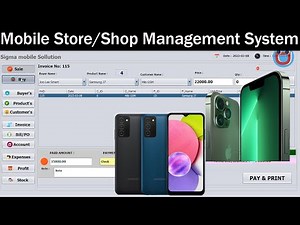Mobile Store-shop Inventory Management POS System software #javaforbeginners
