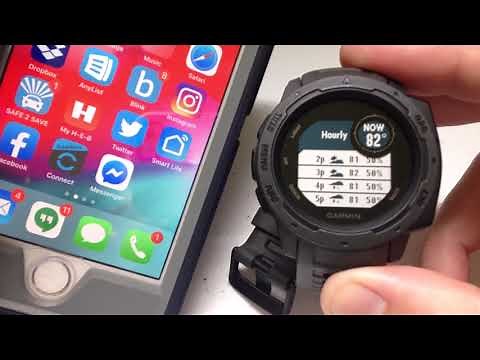 Garmin Instinct - Check the Weather